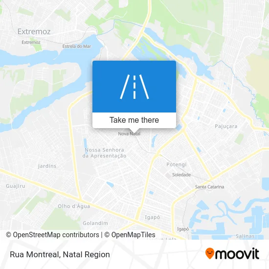 Rua Montreal map
