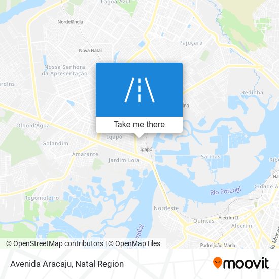 Avenida Aracaju map