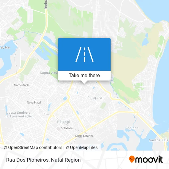 Rua Dos Pioneiros map