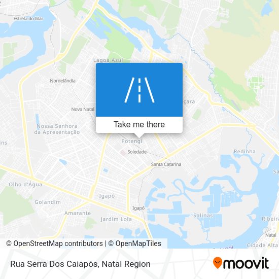 Rua Serra Dos Caiapós map