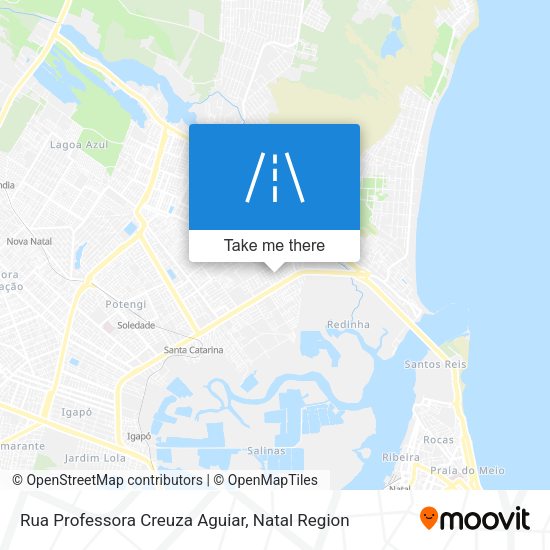 Rua Professora Creuza Aguiar map
