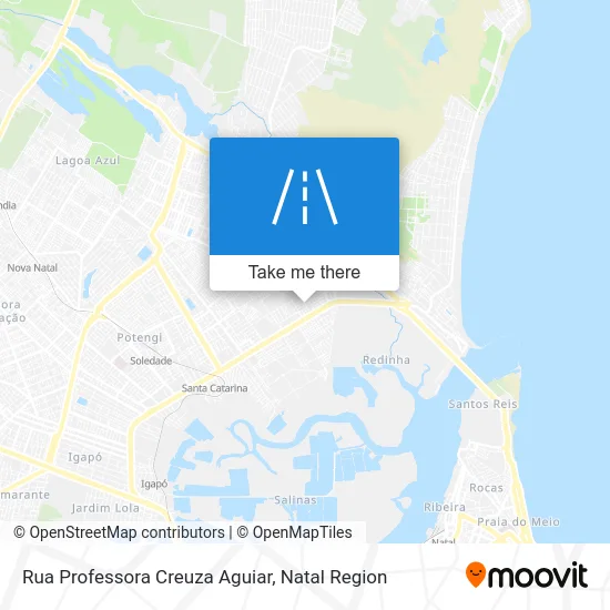 Rua Professora Creuza Aguiar map