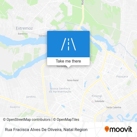 Rua Fracisca Alves De Oliveira map