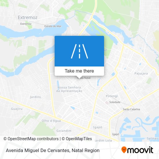 Avenida Miguel De Cervantes map