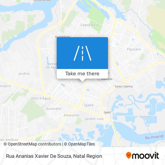 Rua Ananias Xavier De Souza map