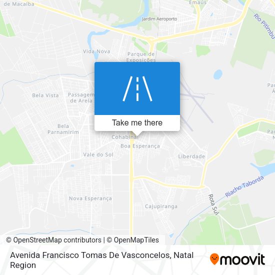 Avenida Francisco Tomas De Vasconcelos map