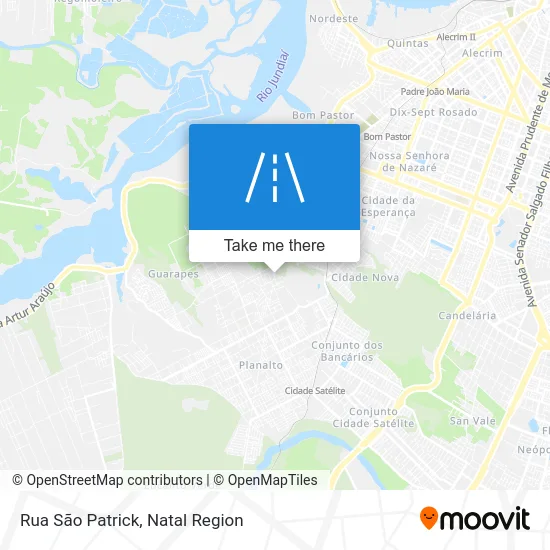 Rua São Patrick map