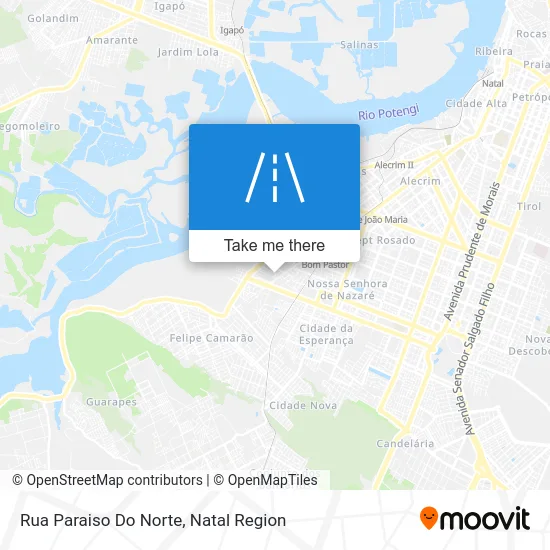 Rua Paraiso Do Norte map