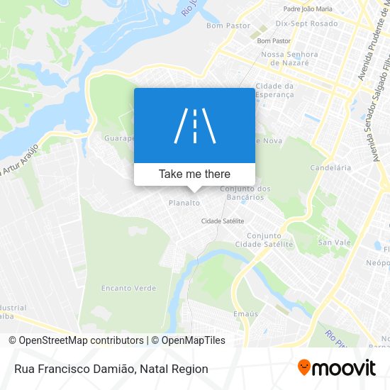 Rua Francisco Damião map