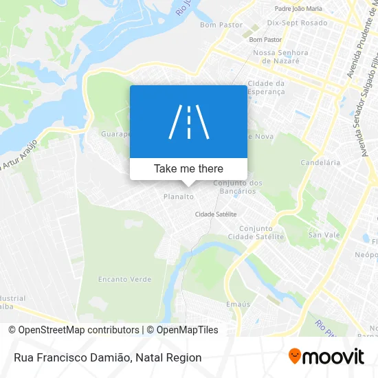 Rua Francisco Damião map