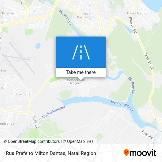 Rua Prefeito Milton Dantas map