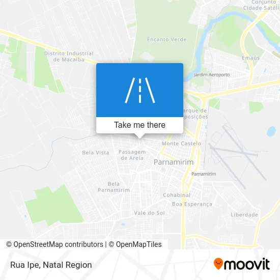 Rua Ipe map