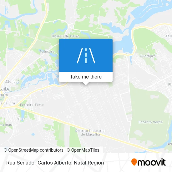 Rua Senador Carlos Alberto map