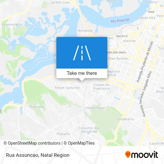 Rua Assuncao map