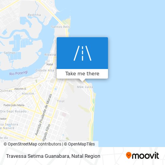 Mapa Travessa Setima Guanabara