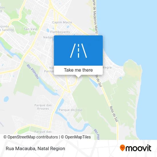 Rua Macauba map