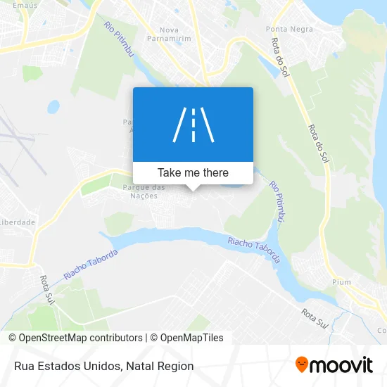 Rua Estados Unidos map