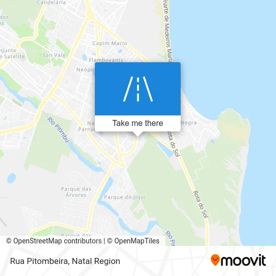 Rua Pitombeira map