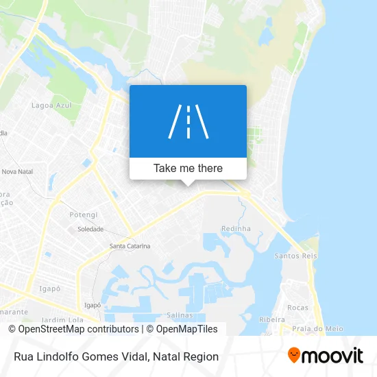 Rua Lindolfo Gomes Vidal map