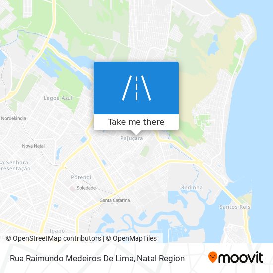 Mapa Rua Raimundo Medeiros De Lima