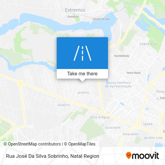 Rua José Da Silva Sobrinho map
