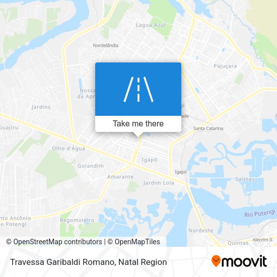 Travessa Garibaldi Romano map