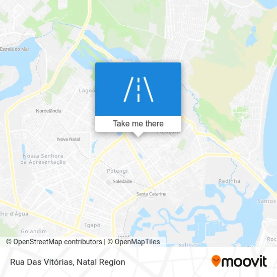 Rua Das Vitórias map