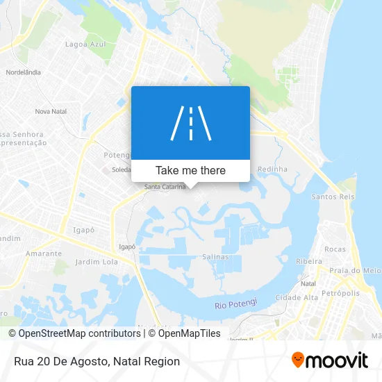 Rua 20 De Agosto map