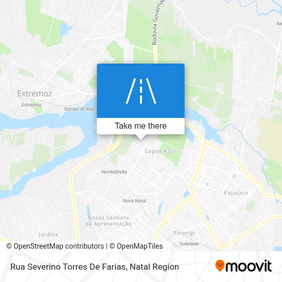 Rua Severino Torres De Farias map