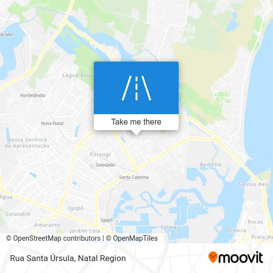Rua Santa Úrsula map