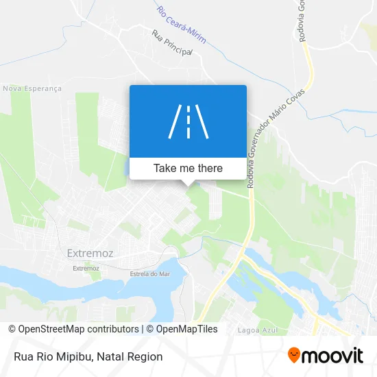Rua Rio Mipibu map