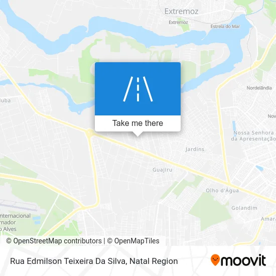 Rua Edmilson Teixeira Da Silva map