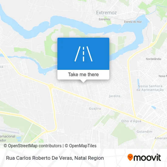 Rua Carlos Roberto De Veras map