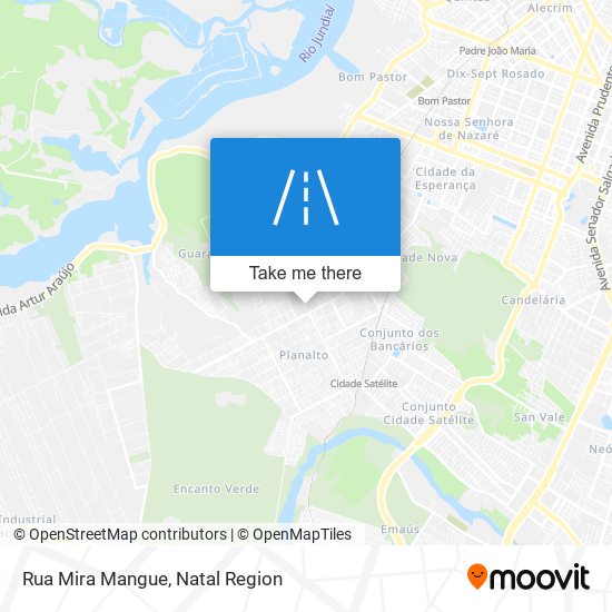 Rua Mira Mangue map