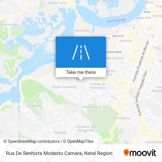 Rua De Senhista Modesto Camara map