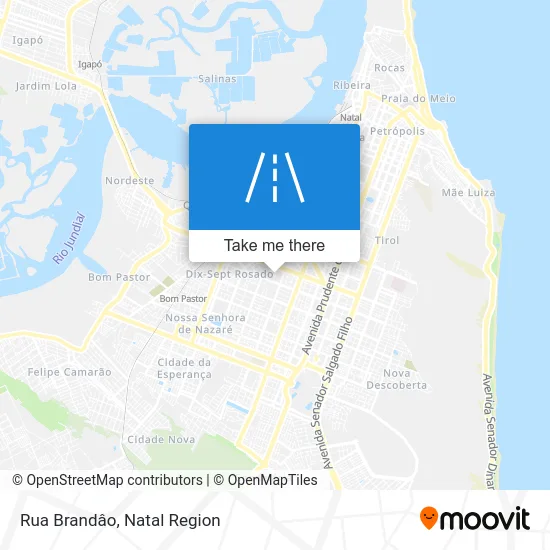 Rua Brandâo map