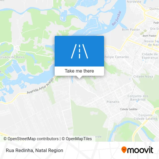 Rua Redinha map