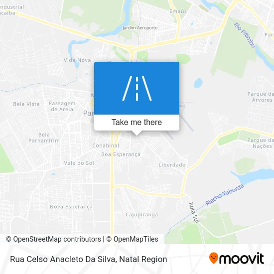 Rua Celso Anacleto Da Silva map