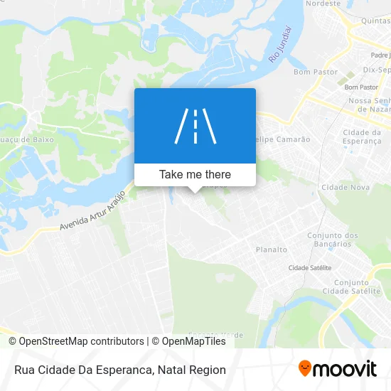 Rua Cidade Da Esperanca map
