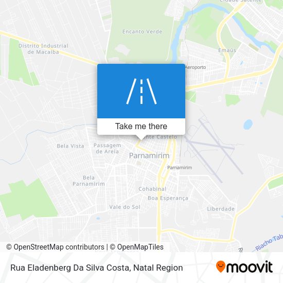 Rua Eladenberg Da Silva Costa map