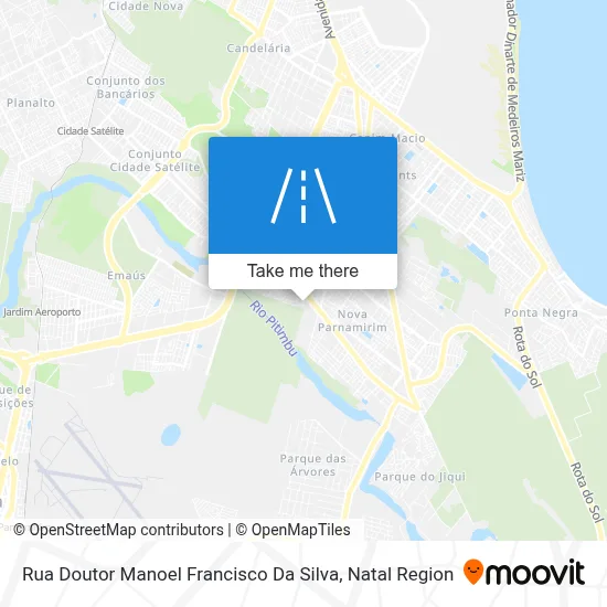 Rua Doutor Manoel Francisco Da Silva map