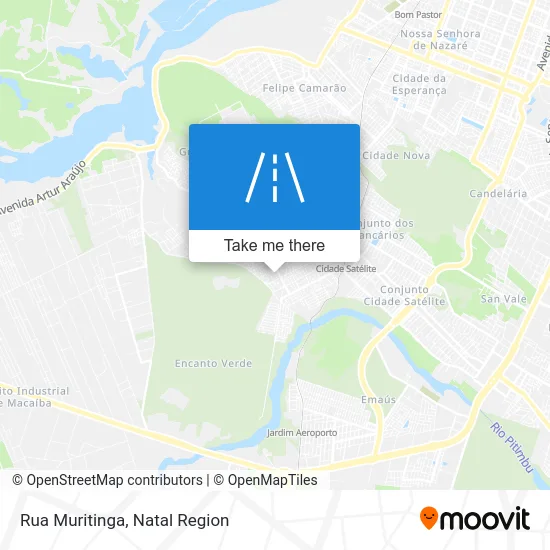 Rua Muritinga map