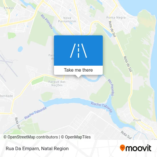 Rua Da Emparn map