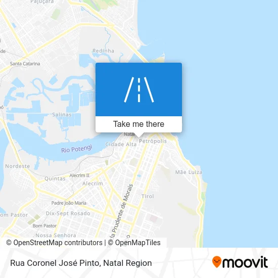 Rua Coronel José Pinto map