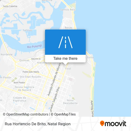 Rua Hortencio De Brito map