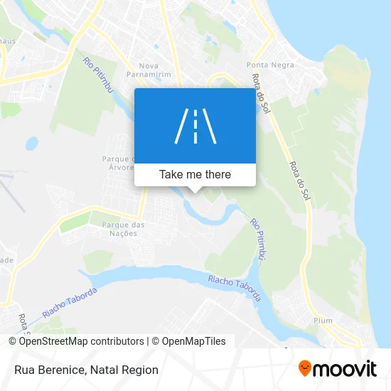 Rua Berenice map