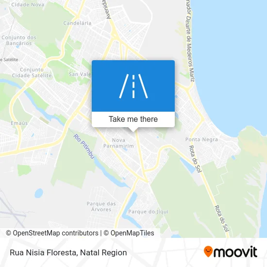 Rua Nisia Floresta map