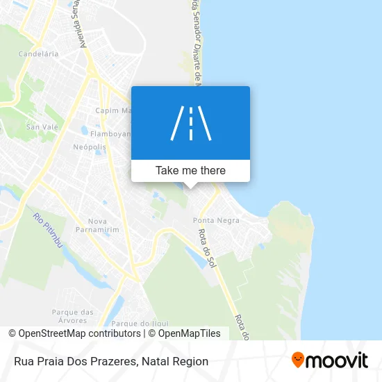 Rua Praia Dos Prazeres map