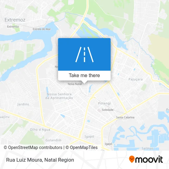 Rua Luiz Moura map