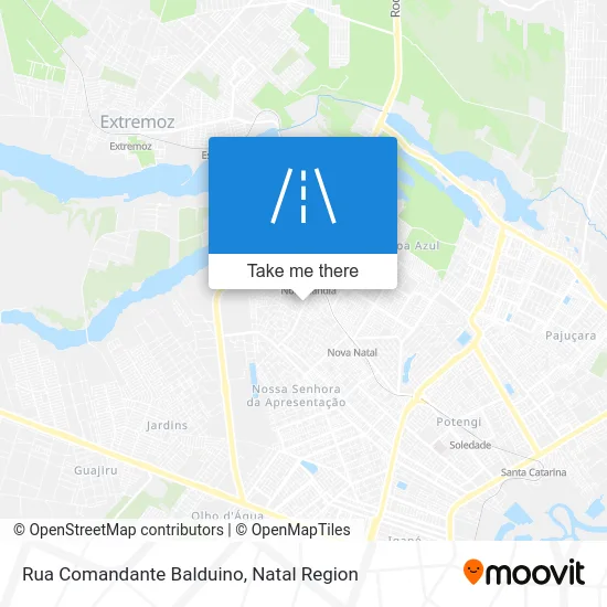 Rua Comandante Balduino map